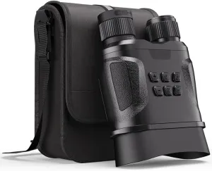 Digital Night Vision Binocular, 8X Digital & 2X Optical Zoom, 1312FT/400M Viewing Range, for Complete Darkness Military, Security, Hunting