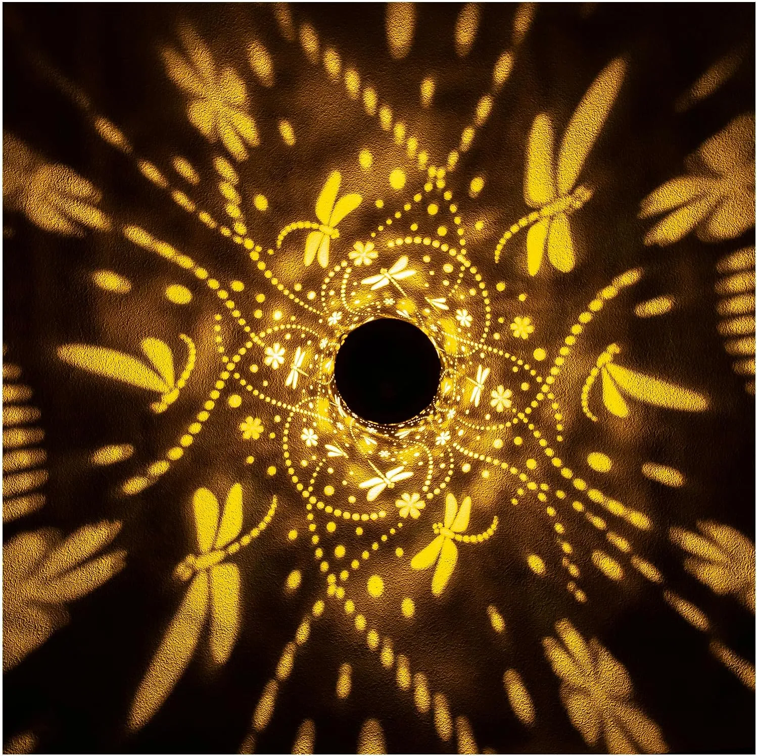 Dragonfly Solar Lanterns Outdoor Waterproof Hanging Solar Lights Dragonfly Gifts for Women Men Metal Decorative LED Dragonfly Lanterns for Garden Decor,Yard,Patio,Lawn,Tabletop,Pathway,Landscape
