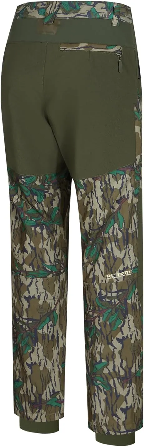 Drake Waterfowl Men's Early Bird Durable Breathable Stretch Quiet Water-Repellent Outdoor Hunting Pants, Knee Pad Included