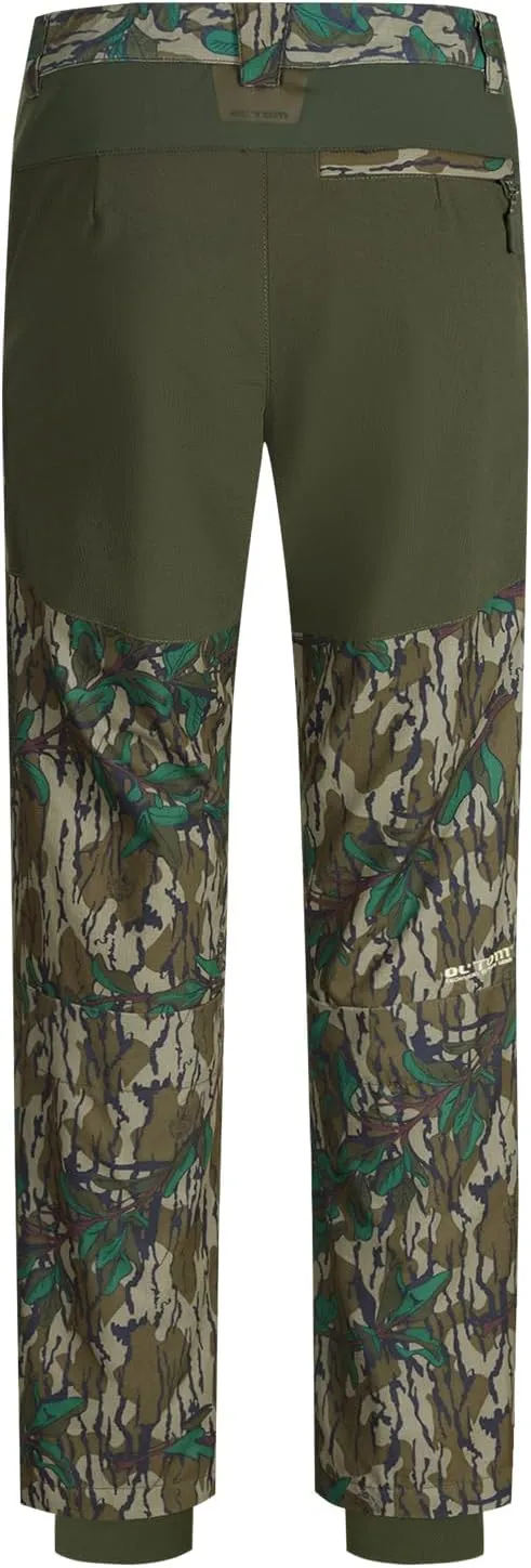 Drake Waterfowl Men's Early Bird Durable Breathable Stretch Quiet Water-Repellent Outdoor Hunting Pants, Knee Pad Included