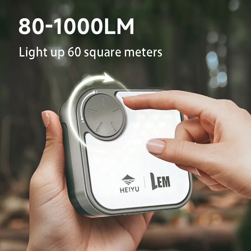 E88 Camping Lantern 56H Lighting 1000LM with Solar Charging