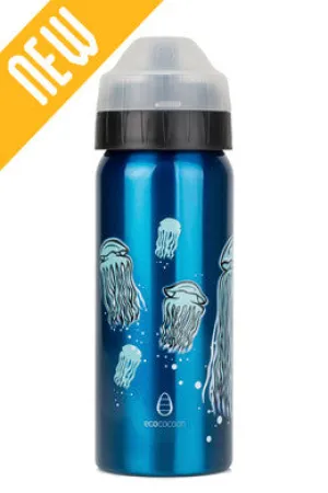 Ecococoon insulated stainless steel water bottle - 500ml Bottle JELLYFISH