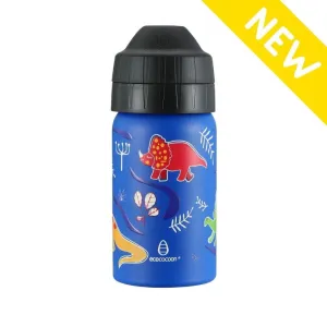 Ecococoon stainless steel 350ML DRINK BOTTLE - LEAK-FREE - DINOLAND