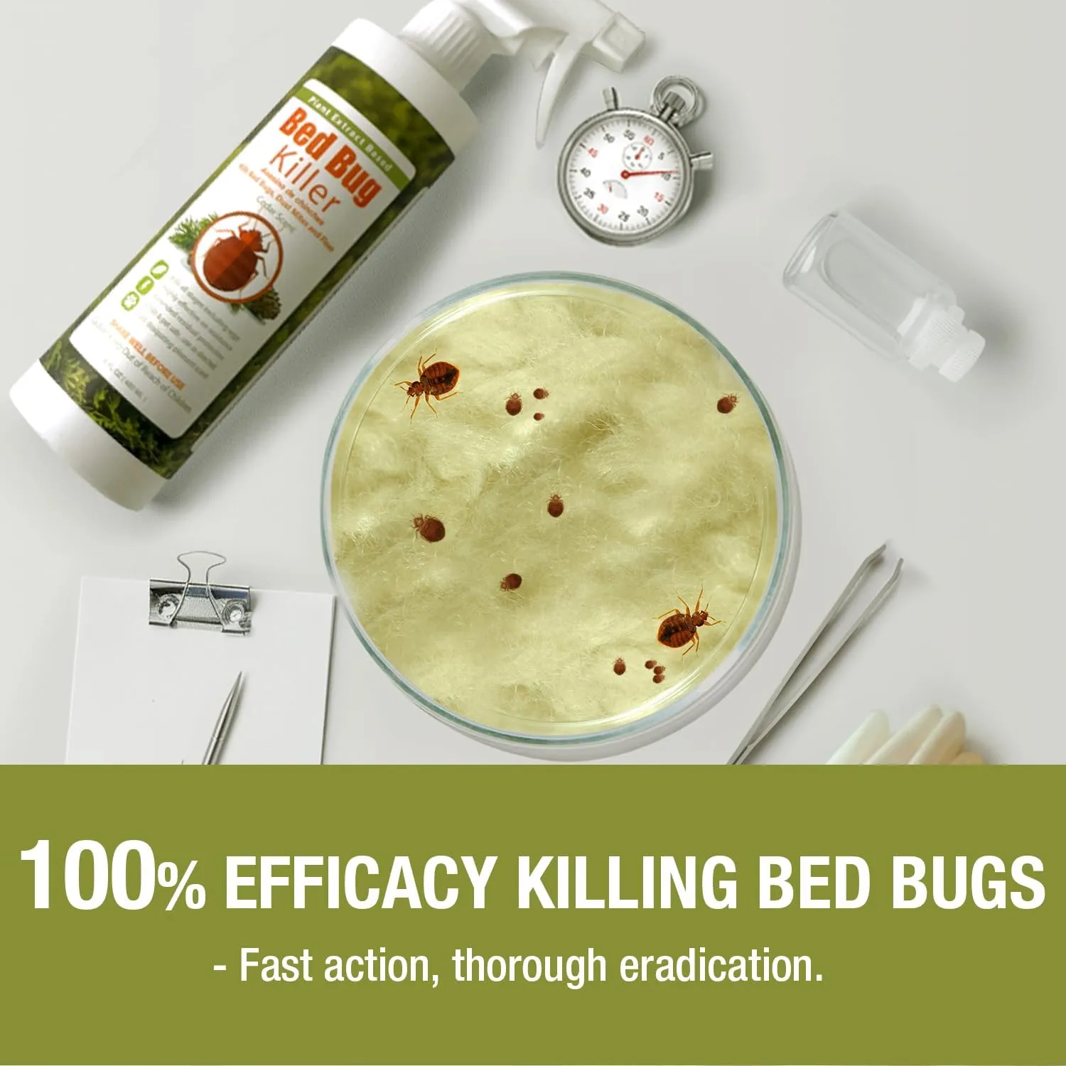 EcoVenger Bed Bug Killer with Remote Sprayer 1 Gal - Kills 100% All Stages on Contact- Kills Resistant Bugs- Kills Eggs- 14 Day Residual Protection- Non-Toxic- Child & Pet Friendly