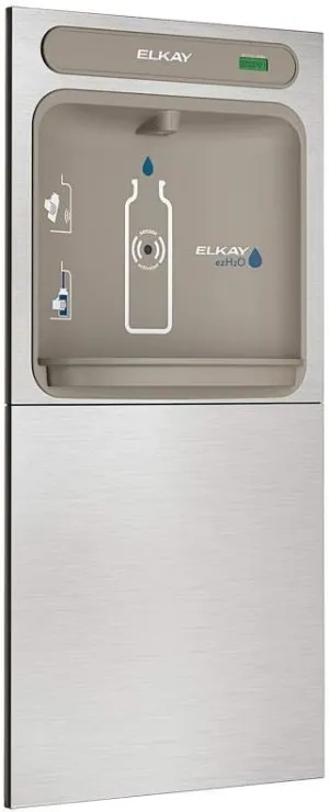 Elkay EZWSMDK Bottle Filling Station, 45.00 x 17.00 x 25.00 inches, Stainless Steel