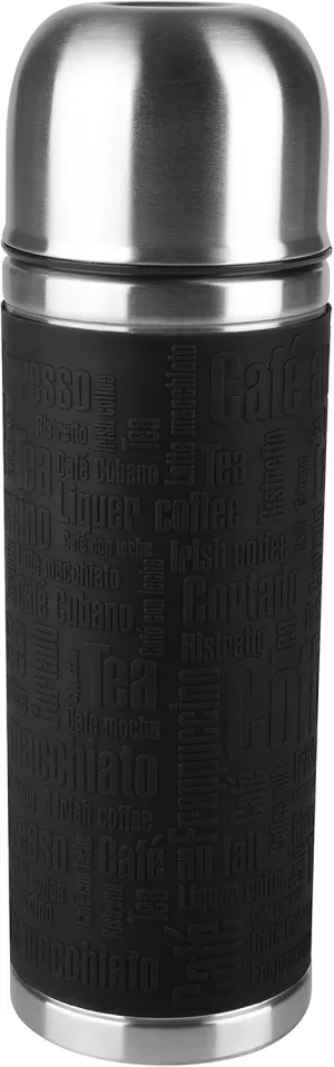 Emsa "Senator Bottle Cooler with Cuff, Black, 0.5 Litre