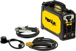 ESAB 0700500091 MINIARC Rogue ES 130i Stick Welding System, Dual Voltage Input, Adjustable Hot Start/Arc Force, Stick 6010 Mode, Power Factor Control, Electrodes up to 1/8", IP23S designed
