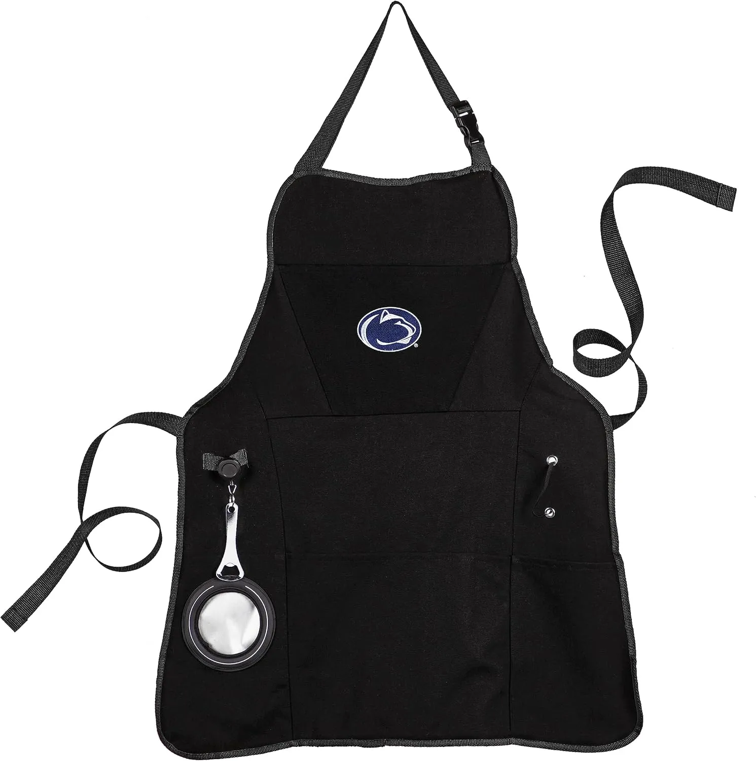 Evergreen Customizable Embroidered,Grill Apron, Black, Penn State