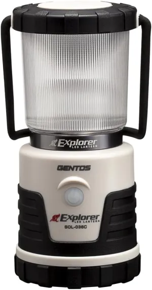 Explorer SOL-036C LED Lantern, AA Battery Operated, 380 Lumens, Camping, Outdoors, Lighting, Disaster Prevention, Fishing