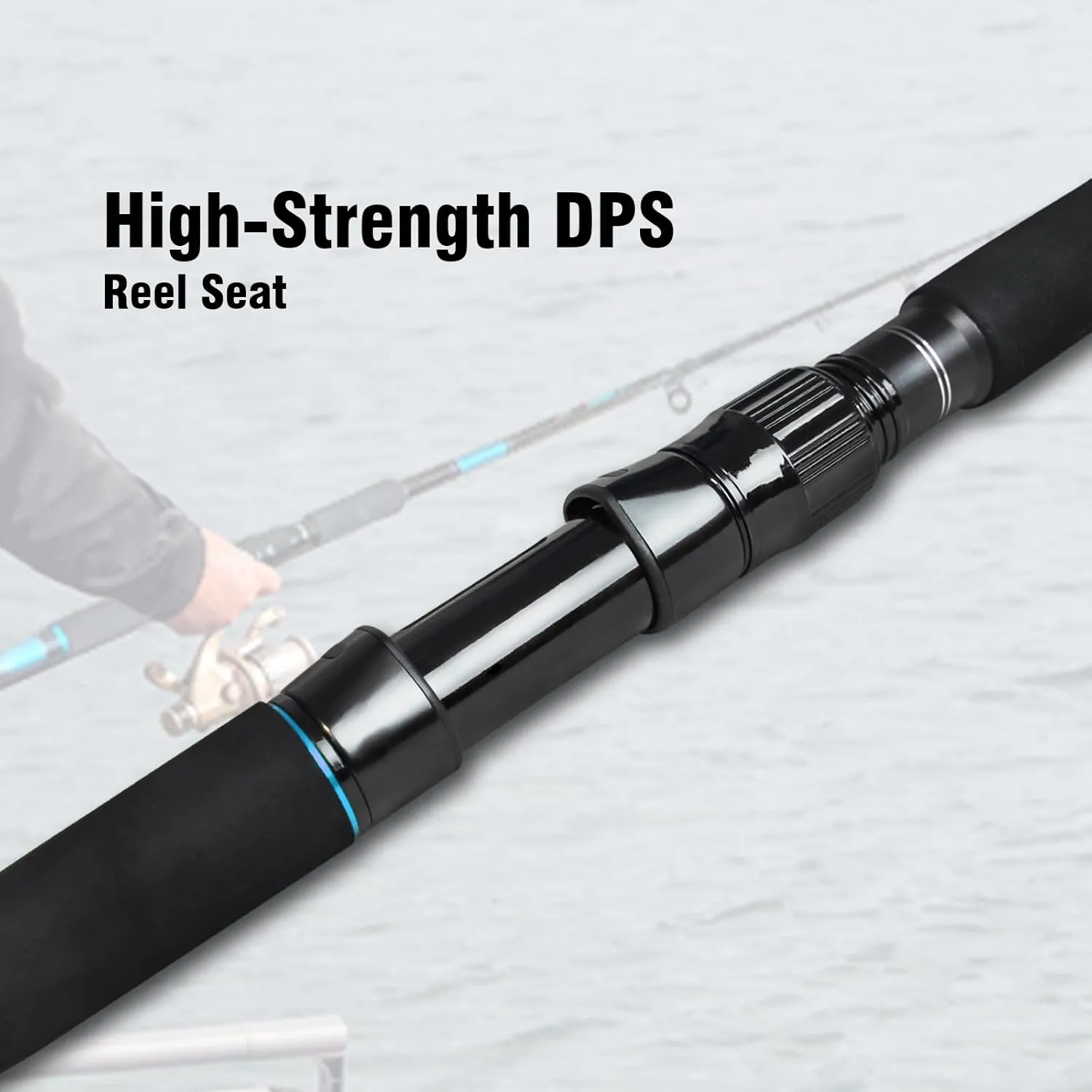 Fiblink 4-Piece 7-Feet Carbon Fiber Fishing Rod Spinning Travel Portable Rod Lightweight Sensitive Tournament Quality Fishing Pole for Fresh & Saltwater