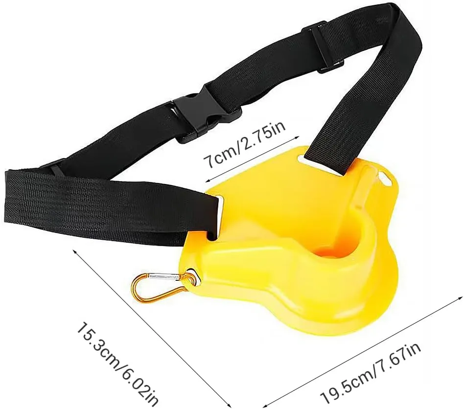Fighting Rod Pole Holder, Adjustable Padded Fishing Waist Belt Stand Up Waist Fighting Belt for Fishing