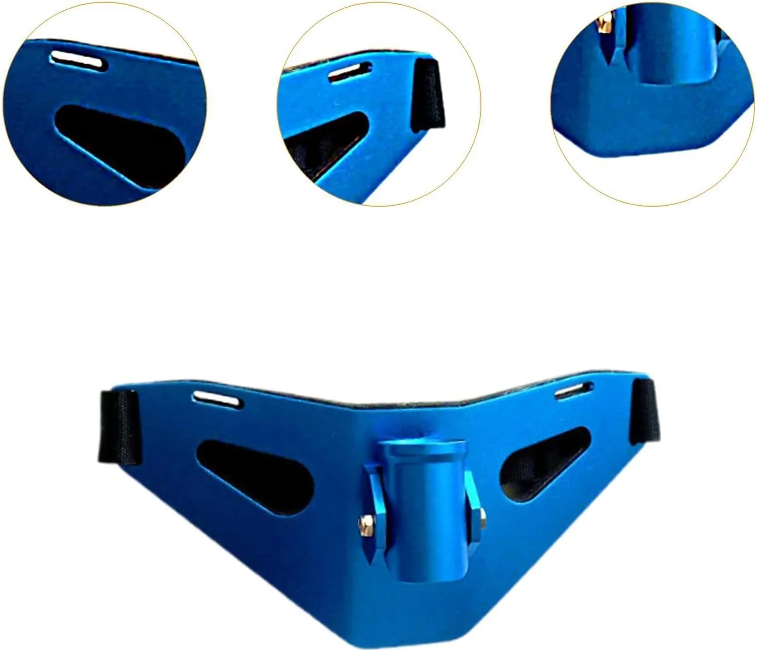 Fishing Fighting Waist Belt Stand Fishing Supplies Portable Adjustable Comfortable Aluminum Alloy Fishing Pole Belts Strap