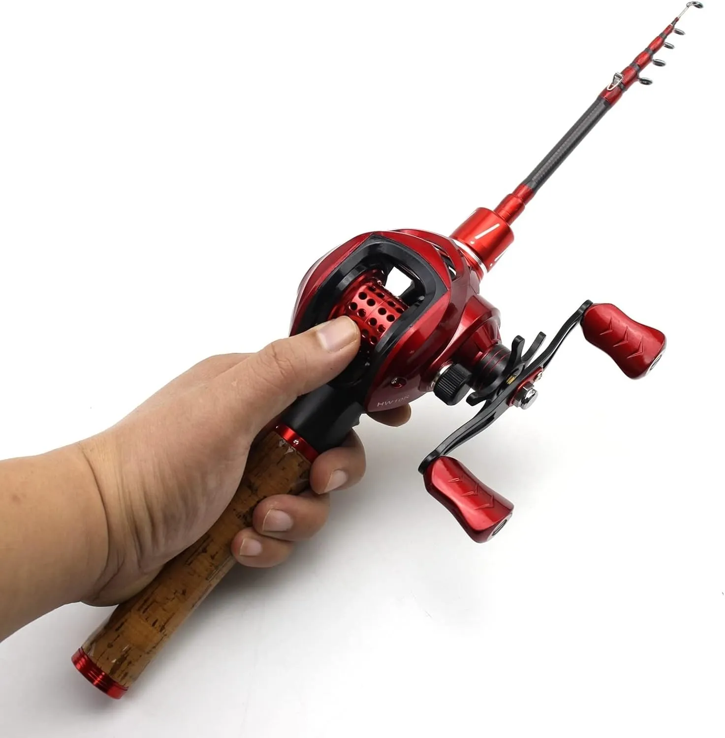 Fishing Rod Combos Fishing Rod, Casting Rod Reel Combos Ultra Light Slow Lure Weight 1-5g Suitable for Small Fish ultrashort Conveniently Carrying Fishing Gear Set
