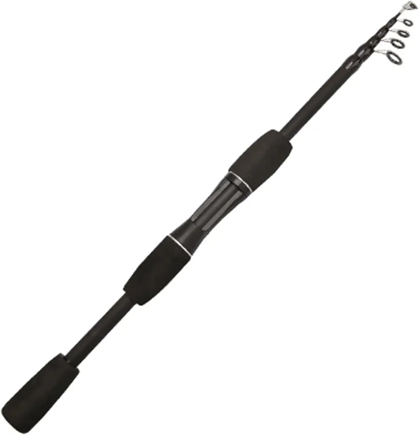 Fishing Rods Telescopic Portable Rod Comfortable Carbon Fiber Sea Fishing Straight/Curved Handle Flexible Anti-Slip Fishing Pole Fishing Accessories