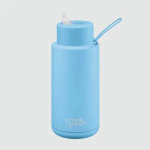 Frank Green Insulated Drink Bottle 1 Litre - Sky Blue
