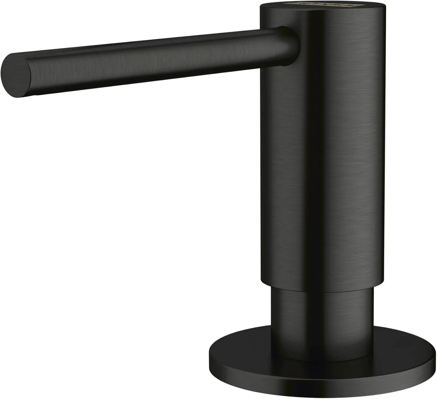 Franke ATL-SD Atlas Deck Mounted Soap Dispenser with 11.8 oz Capacity - Industrial Black