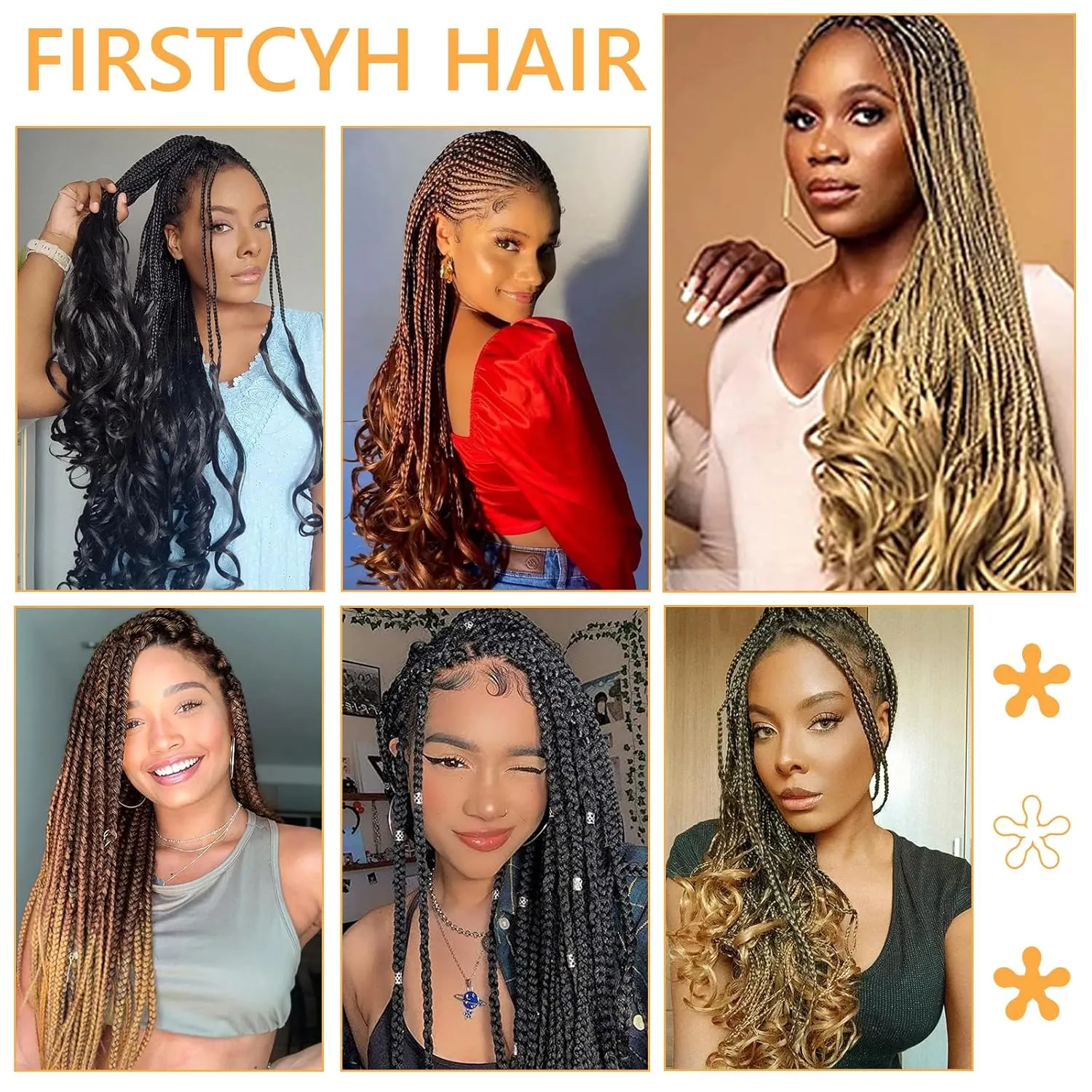 French Curl Braiding Hair Pre Stretched 16 Inch Braiding Hair 1B/27/613 Loose Wavy Pre Streched Braiding Hair for Black Women (16 Inch(7Packs), 1B/27/613)