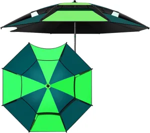 Garden Parasol,Fishing Parasol Umbrella Sun Shade Shelter - with Fishing Accessories - Garden Umbrellas Rainproof - 99% Sunscreen Protection Used for Outdoor Camping Patio Beach Pool Golf