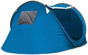GeRRiT Tent Heavy Duty Family Tent 3-4 Persons Outdoor Camping Tent Automatic Open Waterproof Single Layer Sunshade Canopy with Storage Bag Outdoor Camping