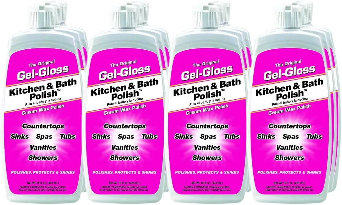 GG-1.FCP-12PK Liquid Kitchen and Bath Cleaner and Polish - 16 fl. oz, (Pack of 12)