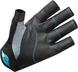 Gill Championship Sailing Gloves - Short Finger with 3/4 Length Fingers- Dura-Grip Fabric 50  UV Sun Protection & Water Repellent