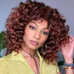 Gogo Curl Crochet Hair 8 Packs Ocean Wave Crochet Hair Pre Looped Deep Twist Goddess Box Braids Curly Water Wave Synthetic Braiding Hair For Black Women (#T350, 12 Inch (Pack of 8))