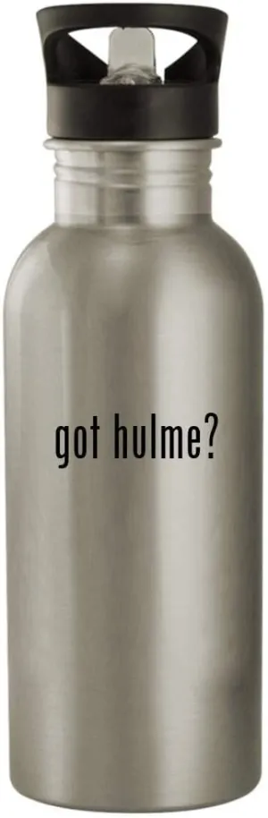got hulme? - 20oz Stainless Steel Water Bottle, Silver