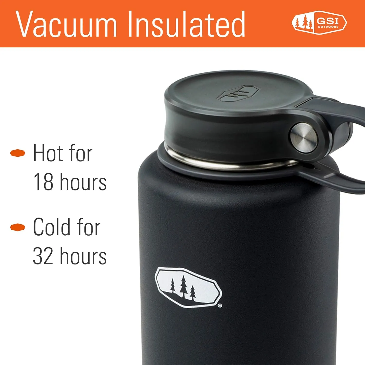 GSI Outdoors - Microlite Water Bottle, Vacuum Insulated Stainless Steel, Twist Lid