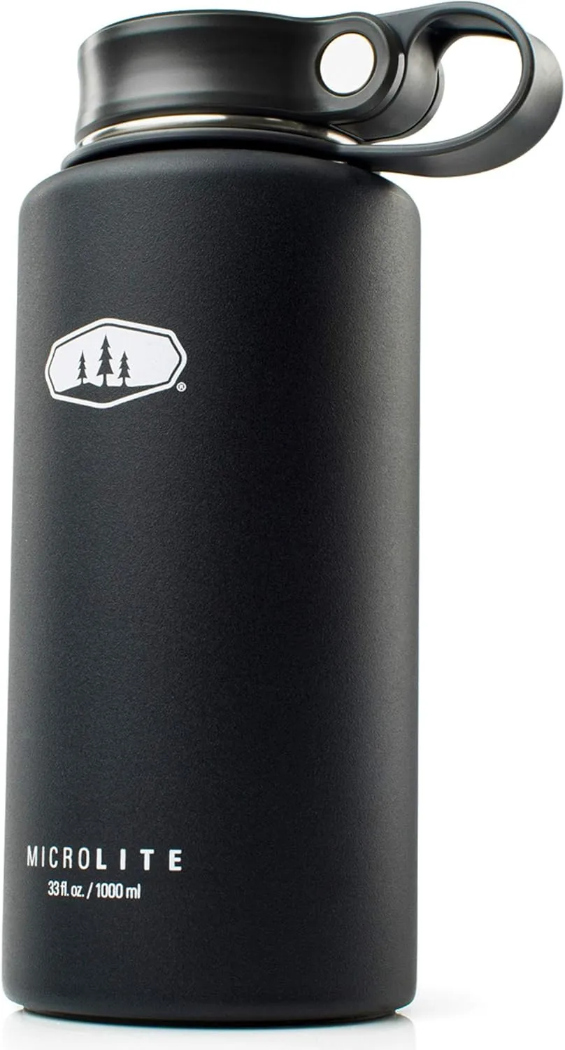 GSI Outdoors - Microlite Water Bottle, Vacuum Insulated Stainless Steel, Twist Lid