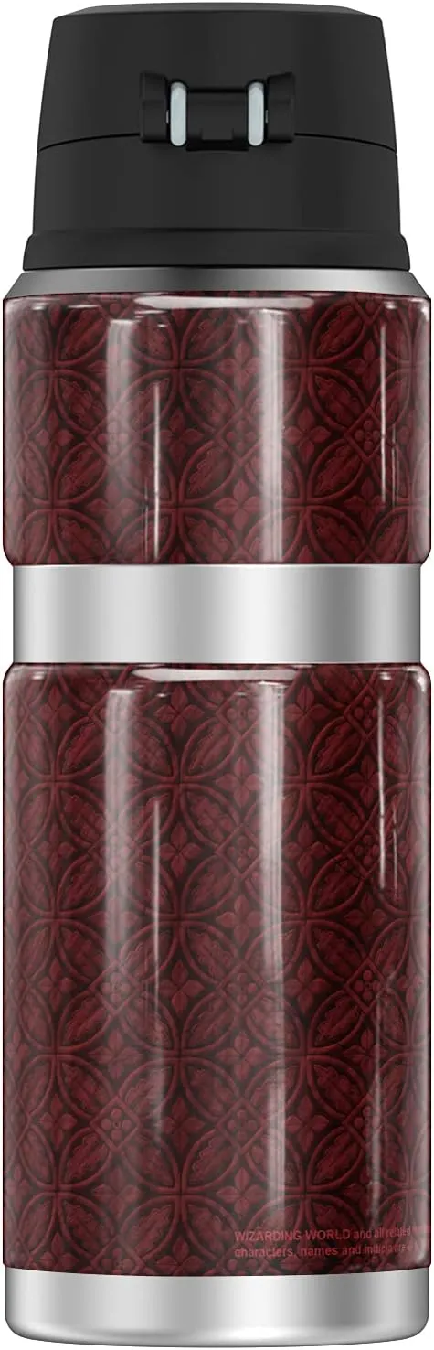 Harry Potter Gryffindor House Crest THERMOS STAINLESS KING Stainless Steel Drink Bottle, Vacuum insulated & Double Wall, 24oz