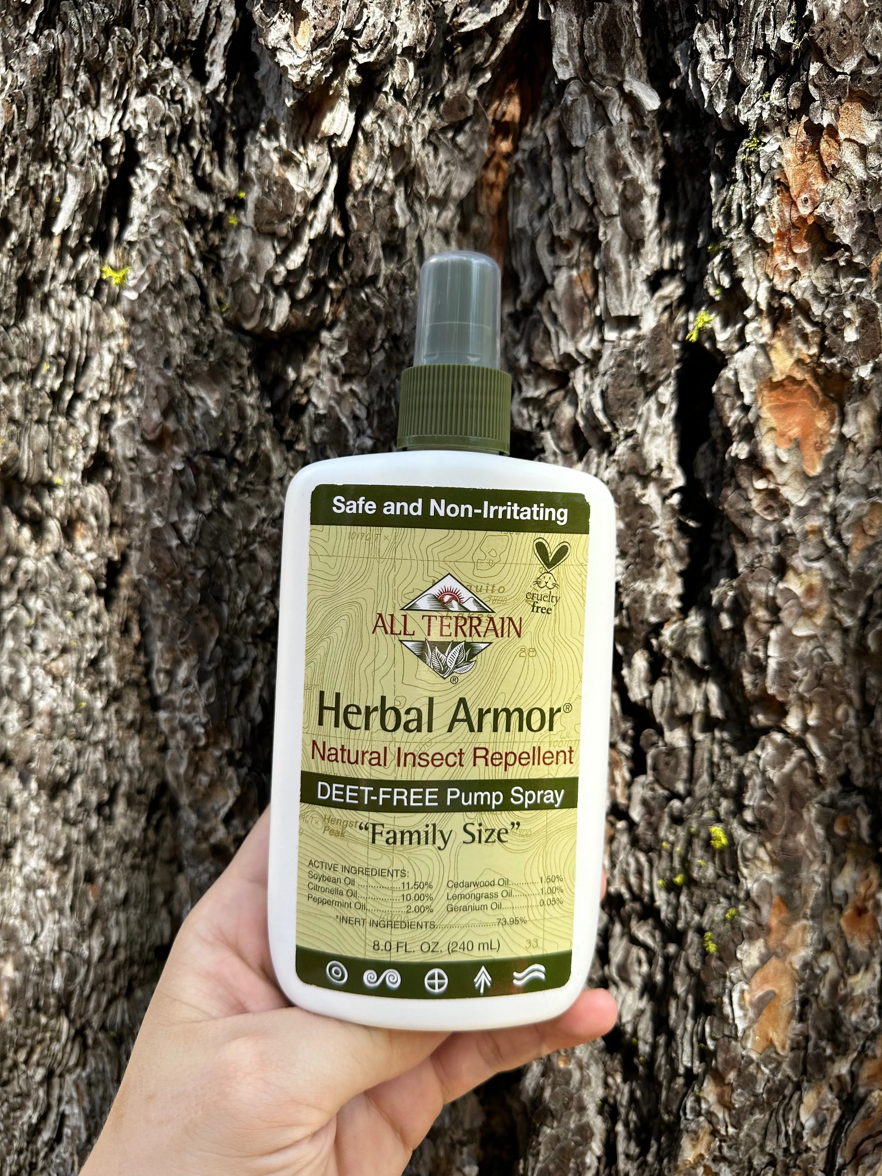 Herbal Armor Natural Bug Repellent "Family Size"