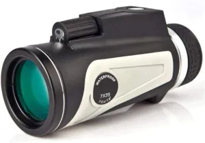 High Power Binoculars Spotting Scope Telescope,Monocular Telescope,7x35 High Power HD Binoculars with Compass Measureable Distance. High Magnification HD. Low Light Level Waterproof Ou Monocula