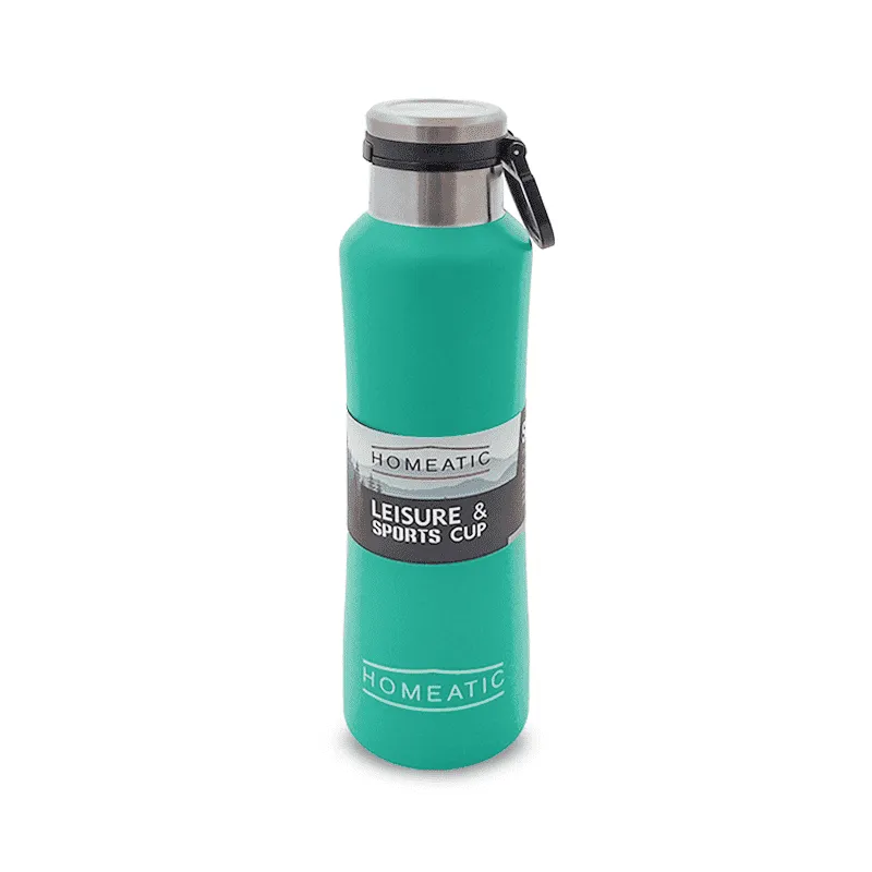 Homeatic Steel Water Bottle Straight 550ml