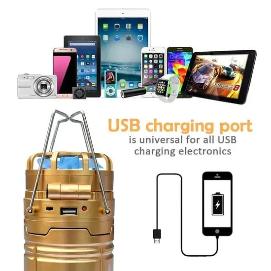 (🔥HOT SALE NOW-49% OFF) 6 in 1 Portable Solar LED Camping Lantern (BUY 2 GET FREE SHIPPING)