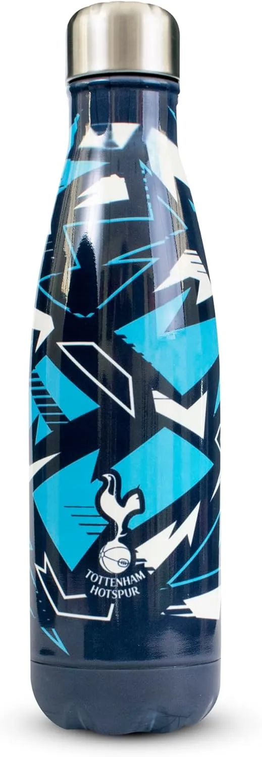 Hy-Pro Officially Licensed Tottenham Hotspur F.C. Thermal Bottle - Stainless Steel, Double Wall, Vacuum Flask, Fade Design, Lightweight, Leakproof, Spurs, Great Football Gift Idea