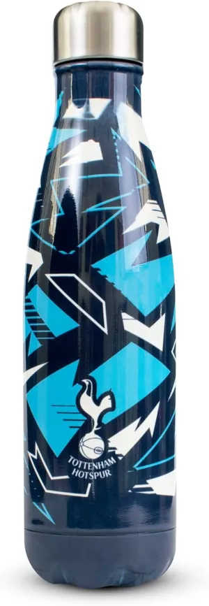 Hy-Pro Officially Licensed Tottenham Hotspur F.C. Thermal Bottle - Stainless Steel, Double Wall, Vacuum Flask, Fade Design, Lightweight, Leakproof, Spurs, Great Football Gift Idea