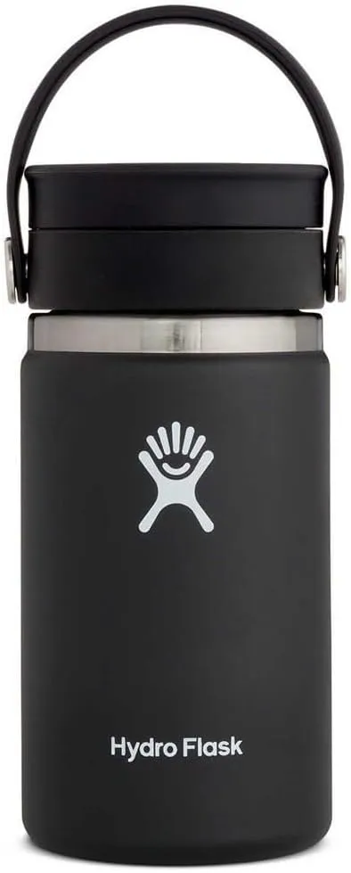 Hydro Flask 12 oz Wide Mouth Bottle with Flex Sip Lid Black