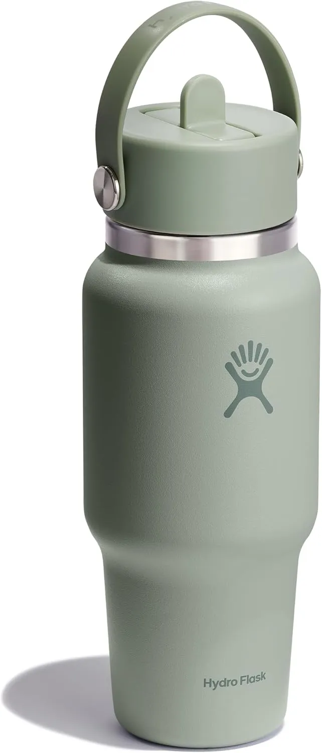 Hydro Flask 24 OZ Wide Flex Straw Travel Bottle Agave