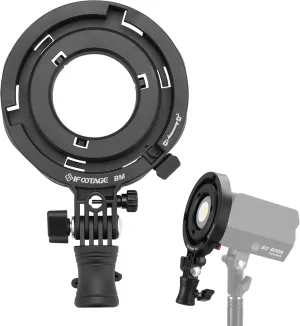 IFOOTAGE Mini Bowens Adapter, Suitable for iFootage SL1 60DN/130DN/60BNA/130BNA Mini Bowens Only, Adapt The Bowens Mount Accessories