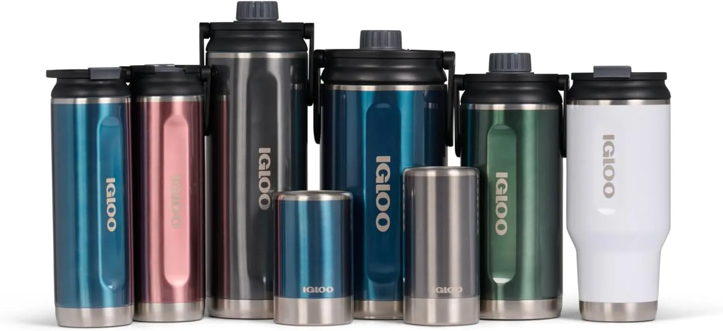 Igloo Stainless Steel Flip ‘n’ Sip Tumbler