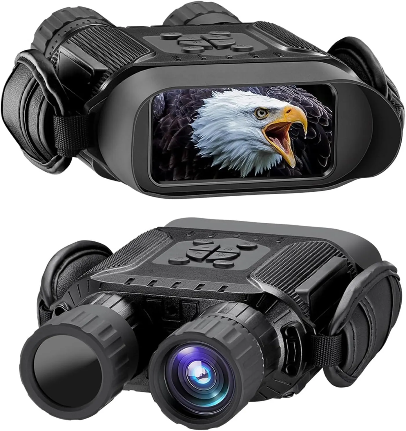 Infrared 6X Night Vision Binoculars Long Range for Hunting Camping Monocular Telescope Night Not Thermal Binocular