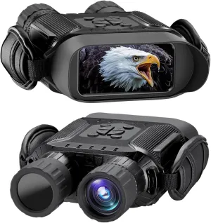 Infrared 6X Night Vision Binoculars Long Range for Hunting Camping Monocular Telescope Night Not Thermal Binocular