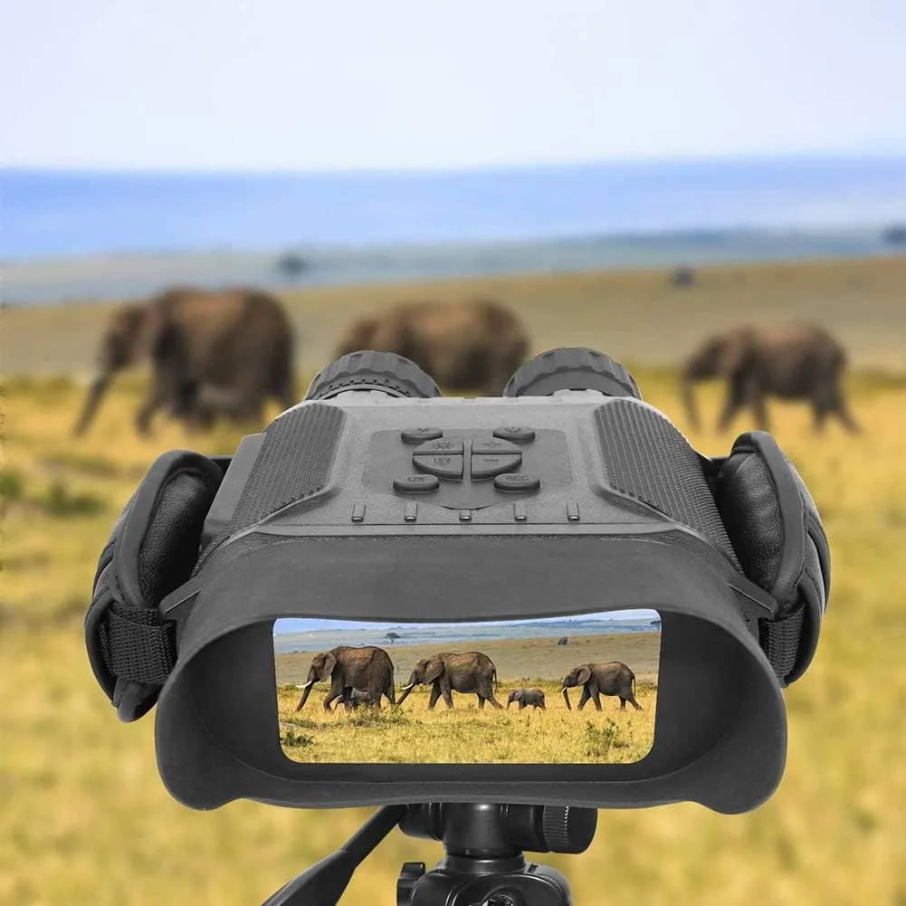 Infrared Night Vision Binoculars, 2 Inch TFT Display 2592 * 1944 Pictures and 1280 * 720 Video Waterproof, Suitable for Wildlife Observation and Hunting