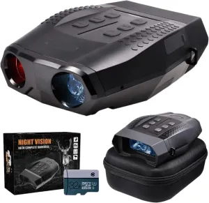 Infrared Night Vision Instrument HD 10 Times Lens Zoom 4 Times Digital Zoom Outdoor Night Vision Instrument Binoculars