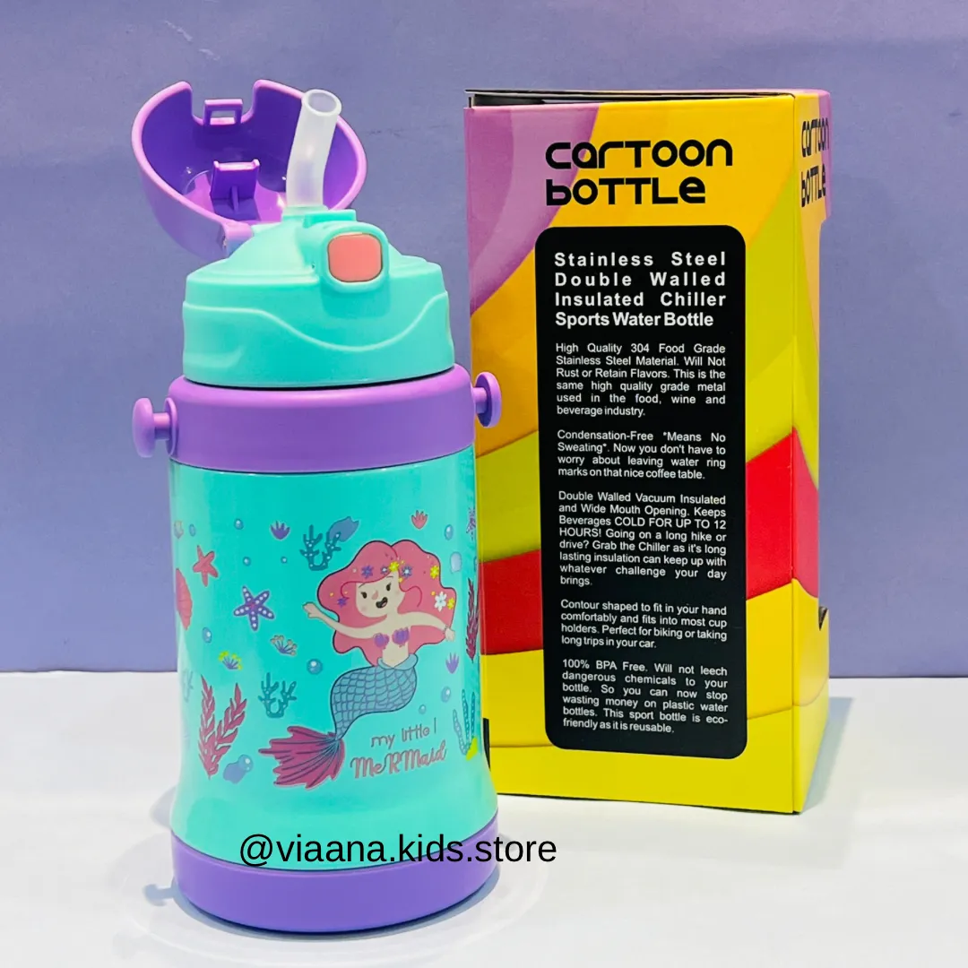 Insulated Chiller Hanging Sipper - 450ml, BPA Free, Non Toxic