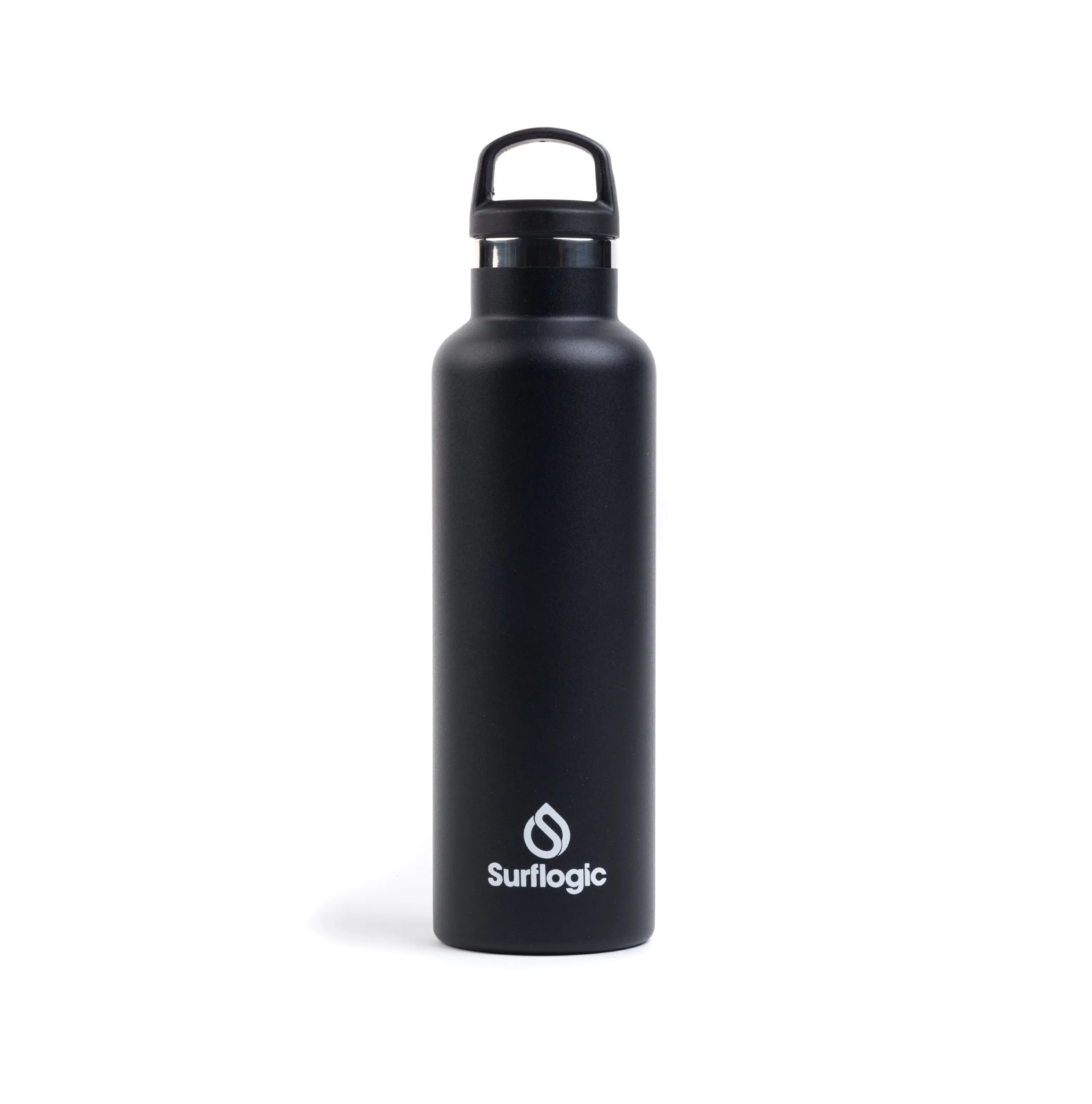 Insulated Water Bottle - 600 ml - Black