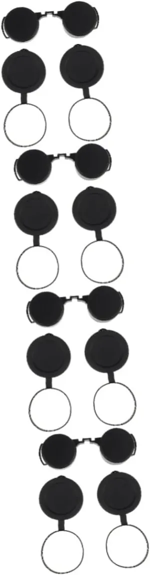 jojofuny 12pcs Lens Caps for Telescope Soft Rubber Eyepiece Lightweight and Compact Design Easy to Install for Telescope Objective Lenses for Outdoor Adventures