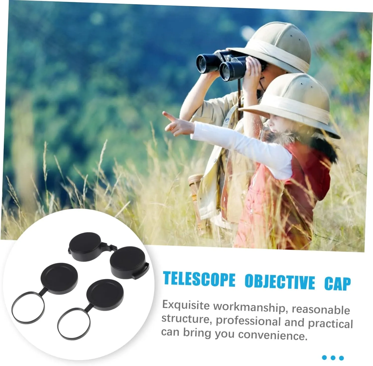 jojofuny 12pcs Lens Caps for Telescope Soft Rubber Eyepiece Lightweight and Compact Design Easy to Install for Telescope Objective Lenses for Outdoor Adventures