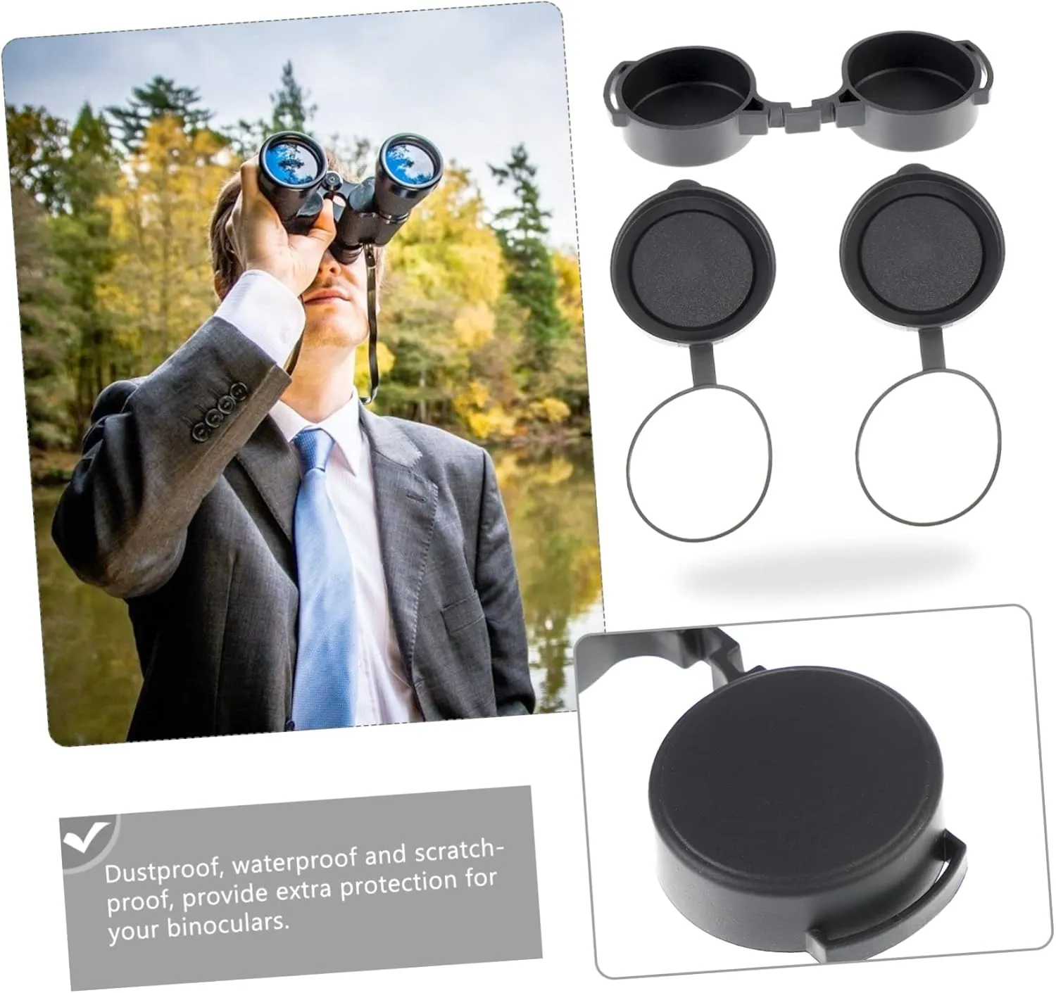 jojofuny 12pcs Lens Caps for Telescope Soft Rubber Eyepiece Lightweight and Compact Design Easy to Install for Telescope Objective Lenses for Outdoor Adventures