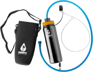 Journey Hydration System, Insulated Stainless Steel Bottle, 36 inch / 91 cm Journey Straw, with Neoprene Bottle Carrier
